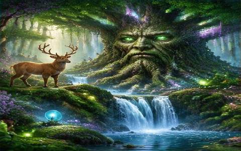 Pădurea Magică — ilustrație de joc