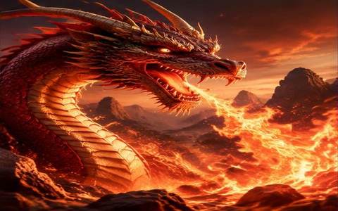 Focul Dragonului — ilustrație de joc